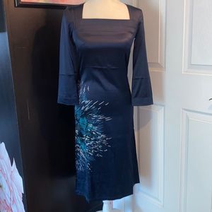 Allegra Hicks Blue Silk Dress